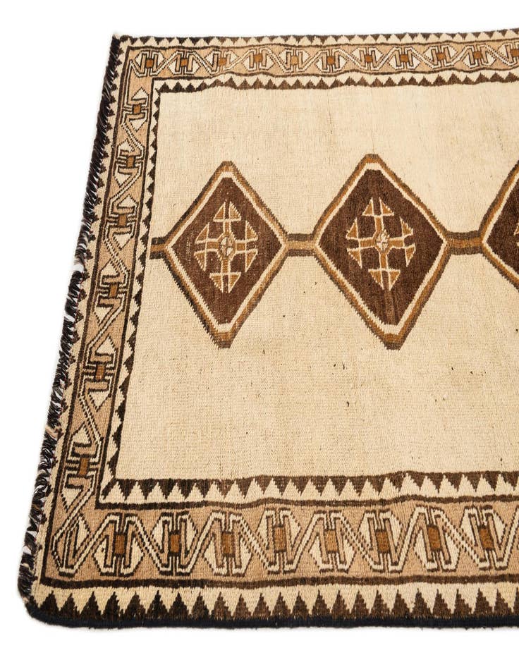 Detail image of  3' 5 x 6' 1  Hand Knotted Shiraz-Gabbeh Wool Rug