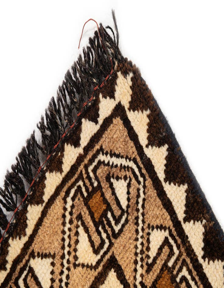 Detail image of  3' 5 x 6' 1  Hand Knotted Shiraz-Gabbeh Wool Rug