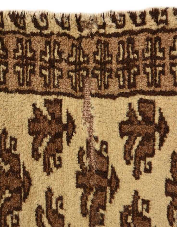 Detail image of 2' 8 x 4' 1 Hand Knotted Shiraz-Lori Persian Wool Rug