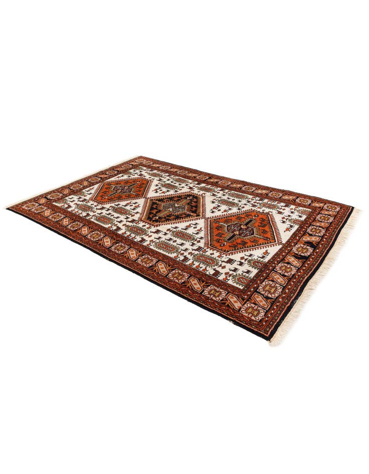 Detail image of  6' 8 x 10'  Hand Knotted Shiraz Wool Rug