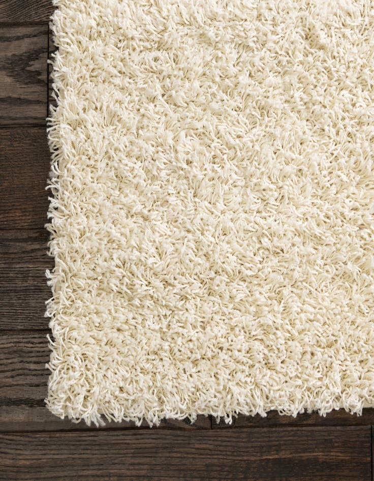 Detail image of  4' x 6' Solid Shag Rug