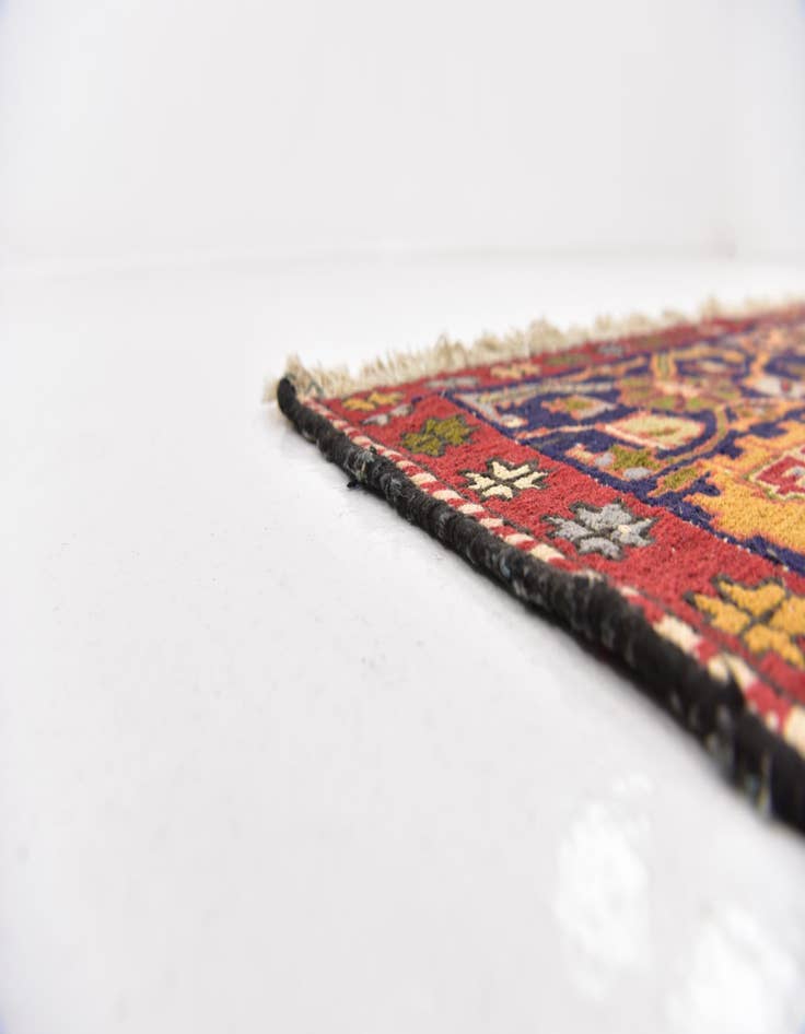 Detail image of 9' x 12' 8 Hand Knotted Sumak Oriental Wool Rug