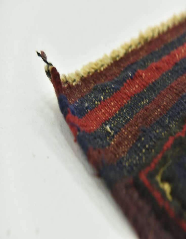 Detail image of  2' 8 x 4' 6  Hand Knotted Sumak Wool Rug