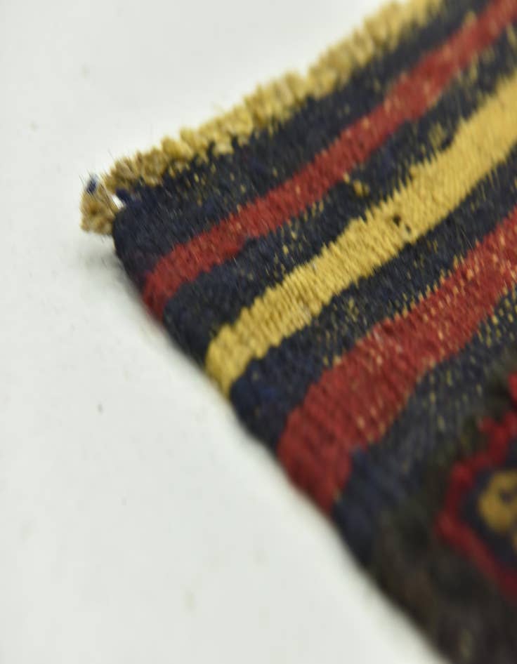 Detail image of  2' 10 x 5'  Hand Knotted Sumak Wool Rug