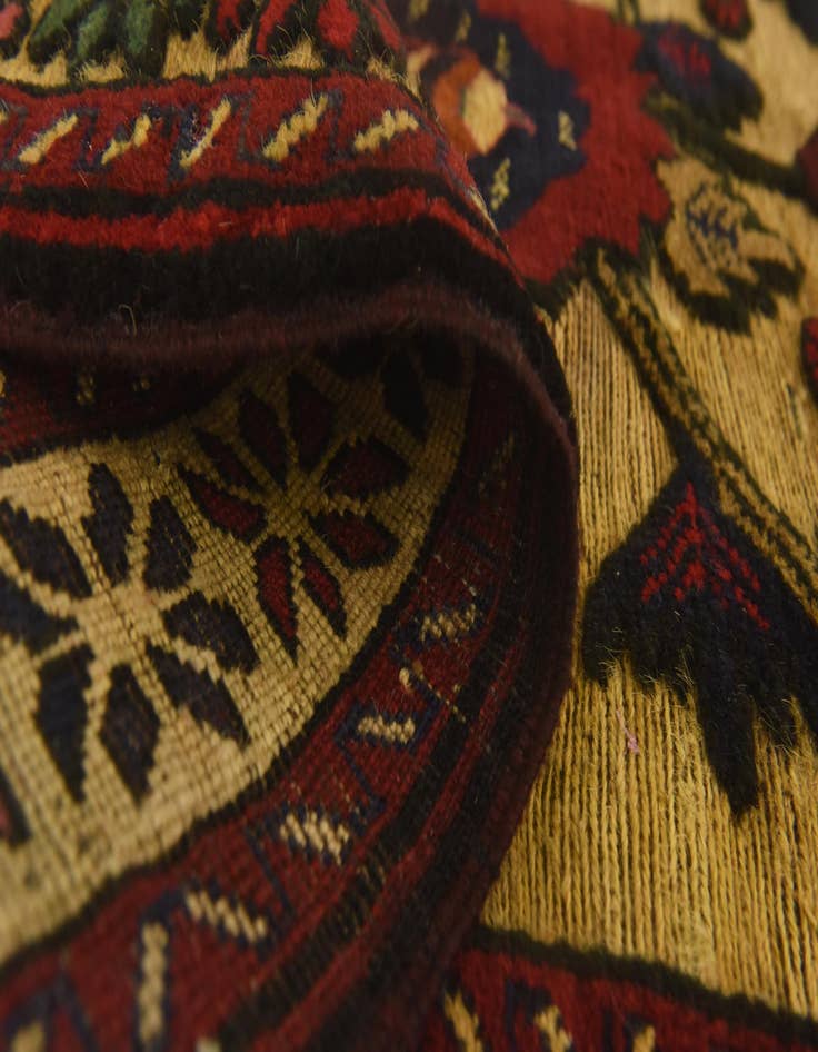 Detail image of  2' 10 x 4' 6  Hand Knotted Sumak Wool Rug