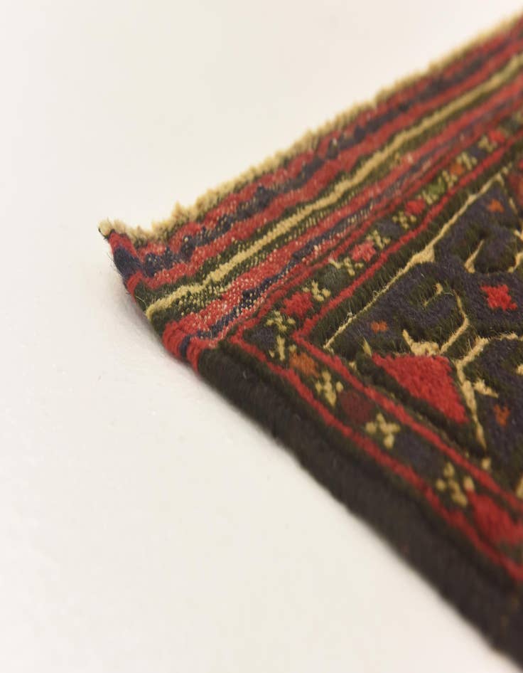 Detail image of  2' 10 x 4' 9  Hand Knotted Sumak Wool Rug