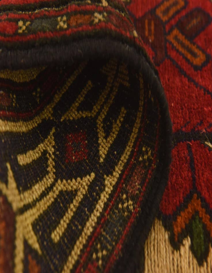 Detail image of  2' 10 x 4' 9  Hand Knotted Sumak Wool Rug