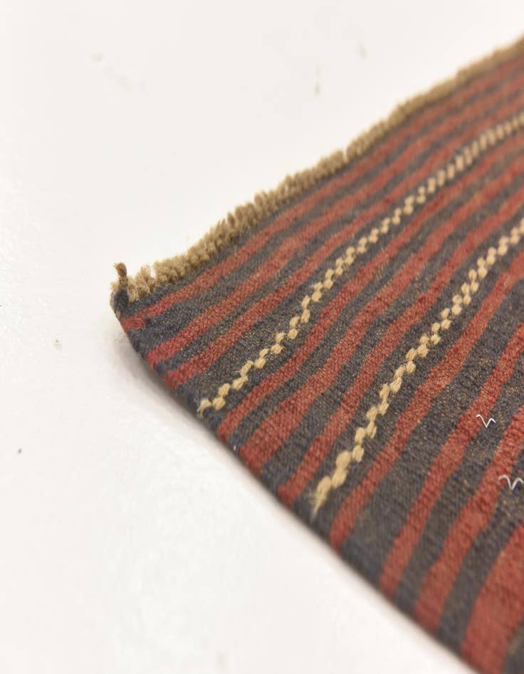 Detail image of  3' 10 x 6'  Hand Knotted Sumak Wool Rug