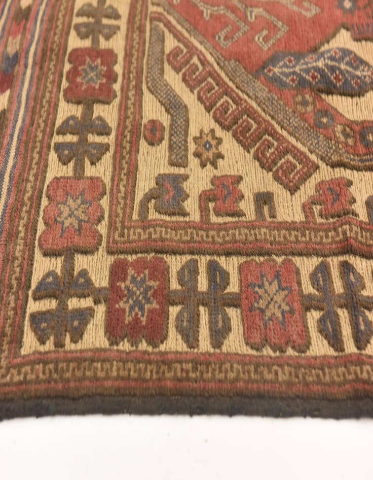 Detail image of  3' 11 x 6' 3  Hand Knotted Sumak Wool Rug