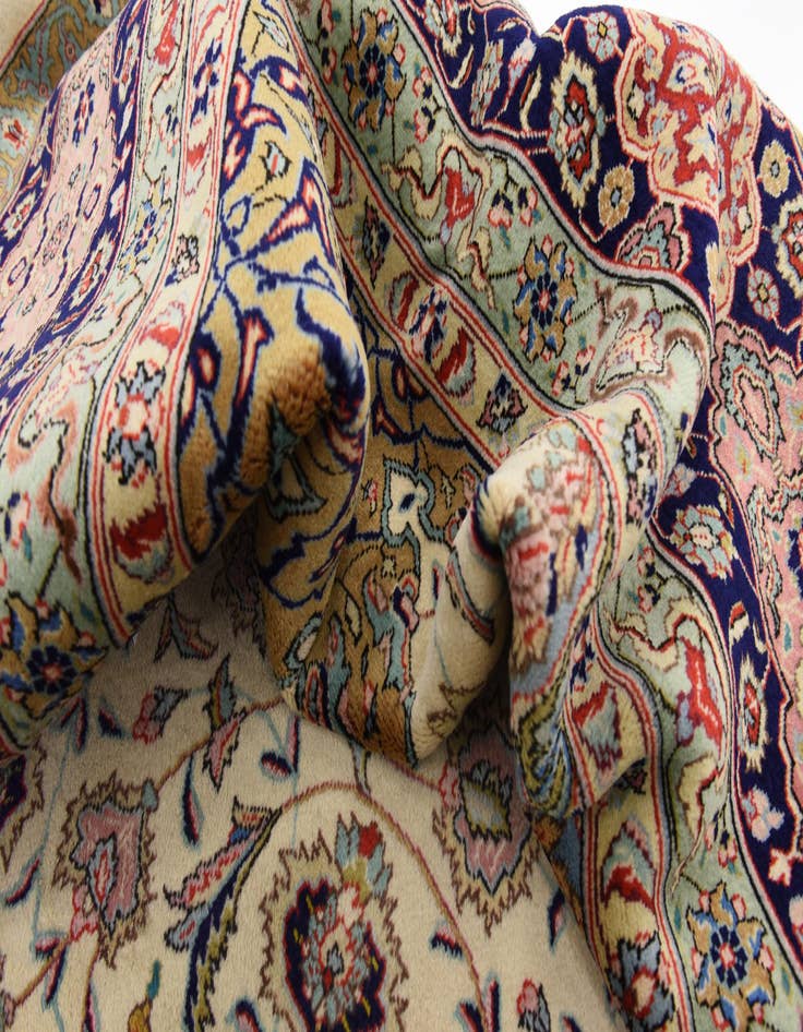 Detail image of  9' 10 x 13' 4  Hand Knotted Tabriz Persian Rug