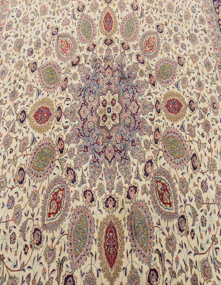 Detail image of  9' 10 x 13' 4  Hand Knotted Tabriz Persian Rug