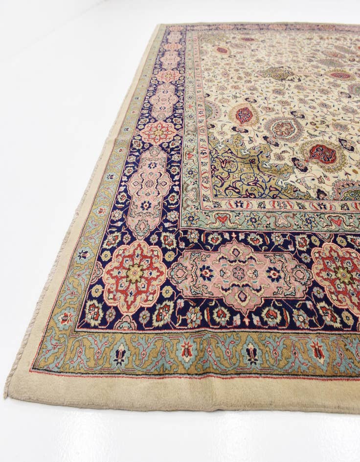 Detail image of  9' 10 x 13' 4  Hand Knotted Tabriz Persian Rug