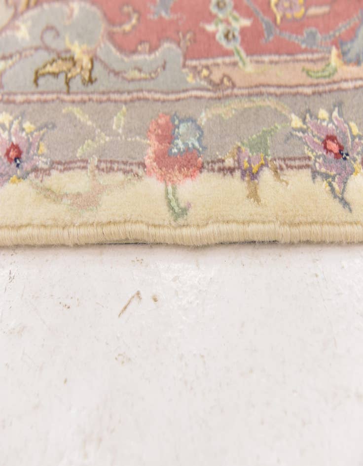 Detail image of  6' 8 x 9' 8  Hand Knotted Tabriz Persian Rug