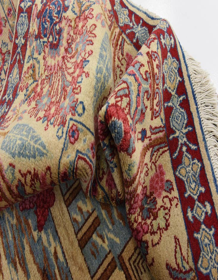 Detail image of  11' x 12' 7  Hand Knotted Tabriz Persian Wool Rug