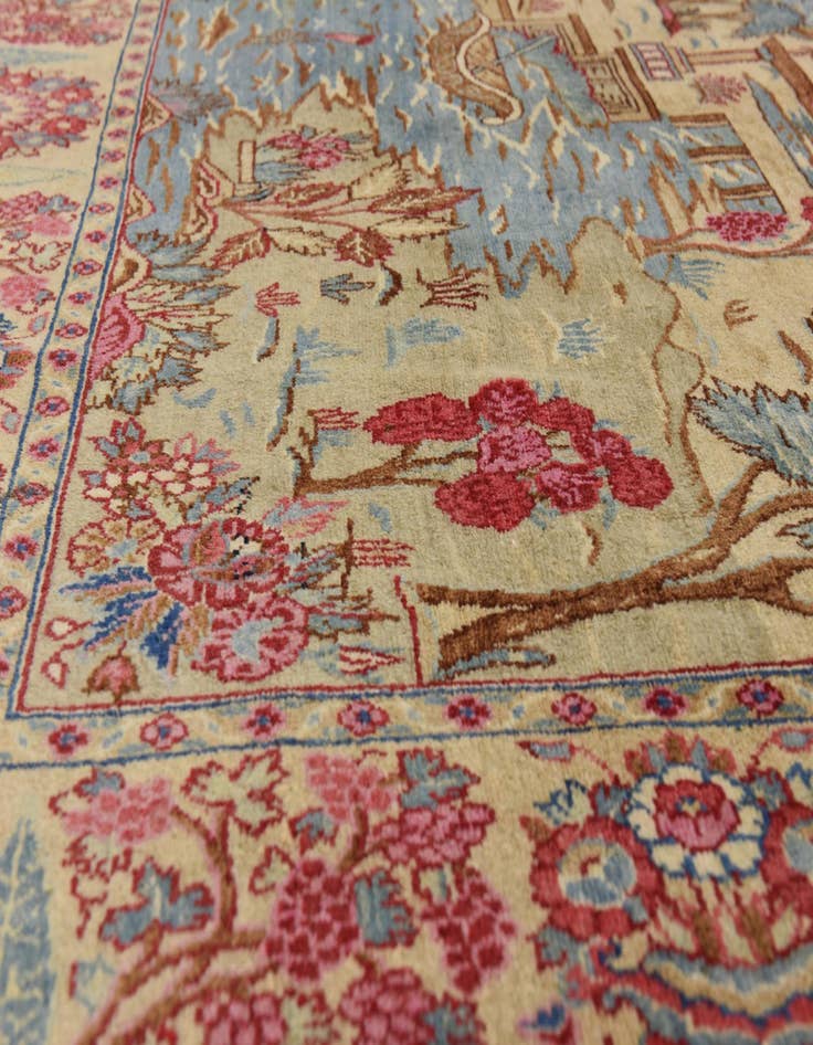 Detail image of  11' x 12' 7  Hand Knotted Tabriz Persian Wool Rug
