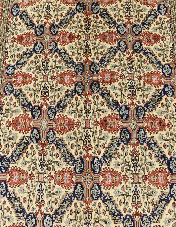 Detail image of  7' 8 x 9' 6  Hand Knotted Tabriz Persian Rug