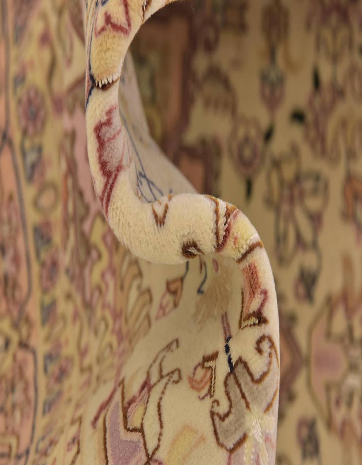 Detail image of  5' x 6' 8  Hand Knotted Tabriz Persian Rug