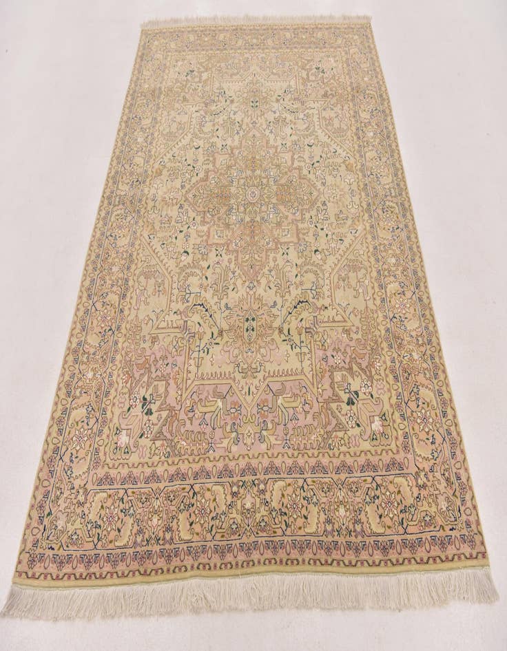 Detail image of  5' x 6' 8  Hand Knotted Tabriz Persian Rug