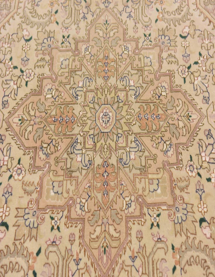 Detail image of  5' x 6' 8  Hand Knotted Tabriz Persian Rug