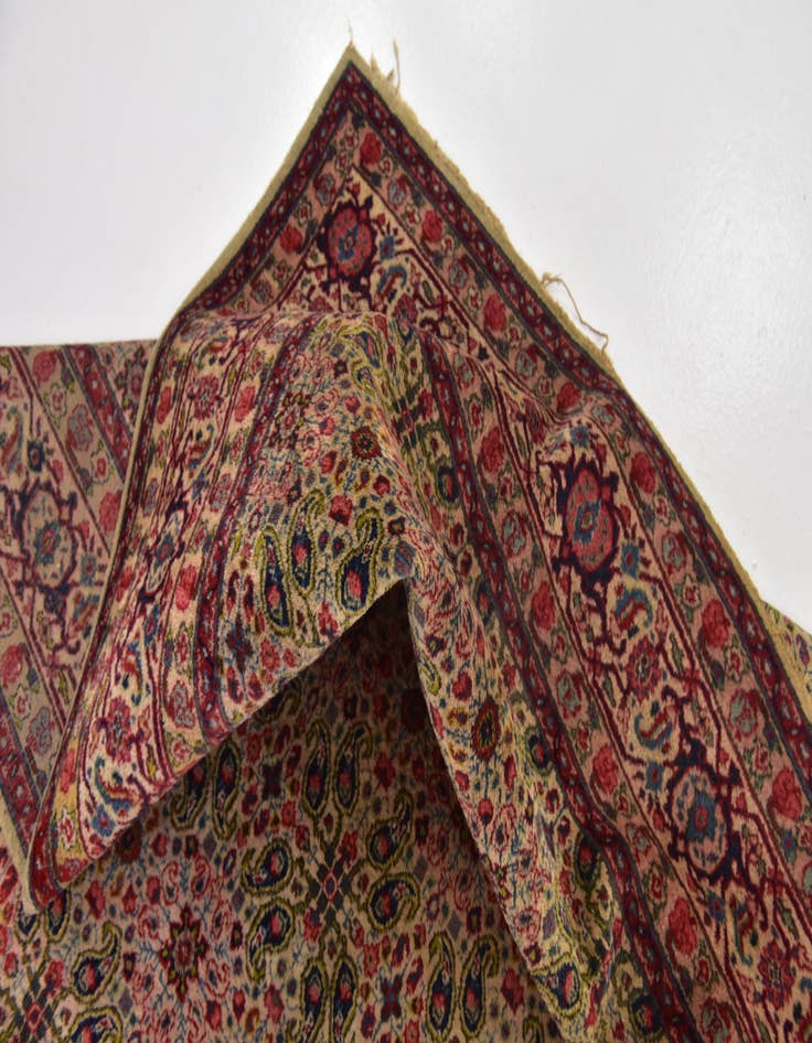 Detail image of  6' 8 x 9' 8  Hand Knotted Tabriz Persian Wool Rug