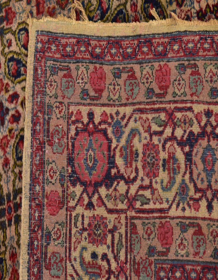 Detail image of  6' 8 x 9' 8  Hand Knotted Tabriz Persian Wool Rug