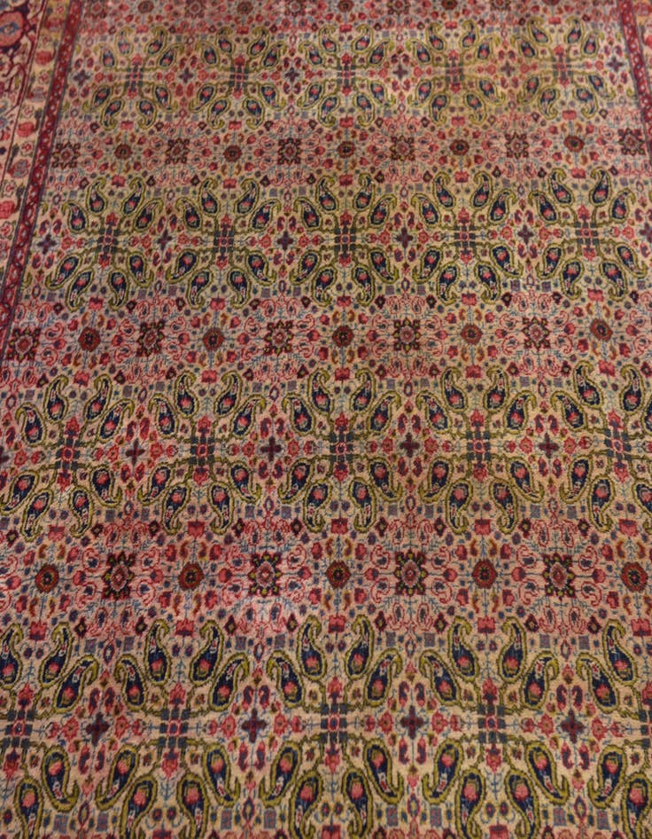 Detail image of  6' 8 x 9' 8  Hand Knotted Tabriz Persian Wool Rug