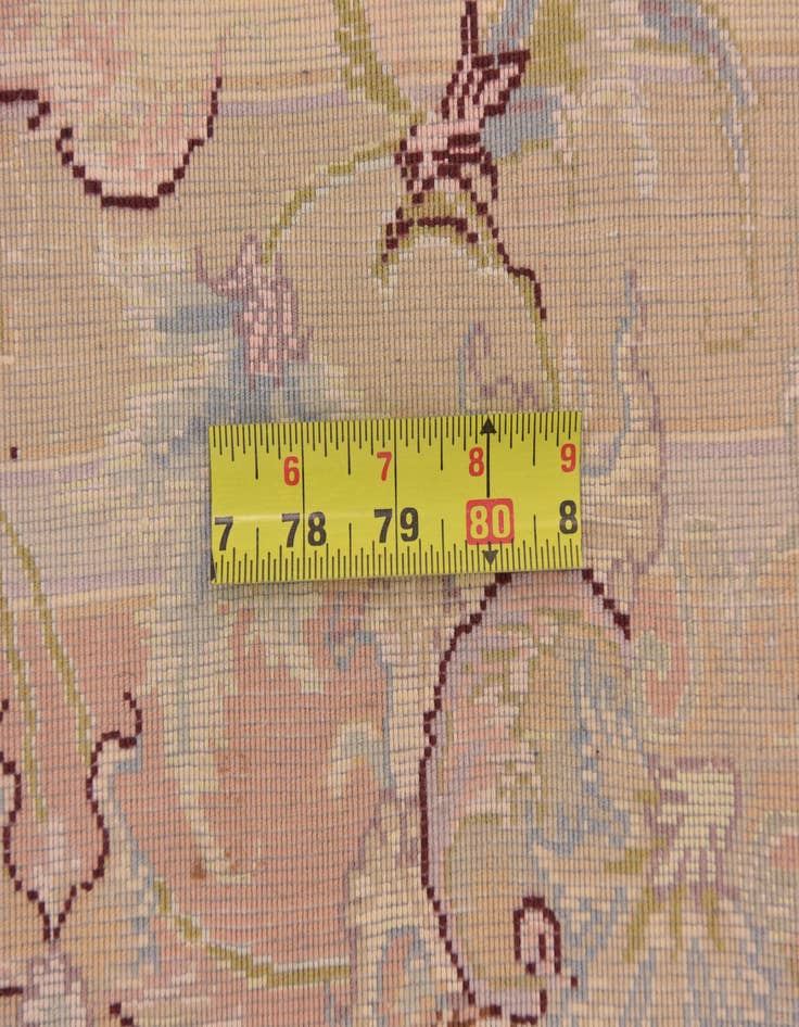 Detail image of  6' 6 x 10'  Hand Knotted Tabriz Persian Rug