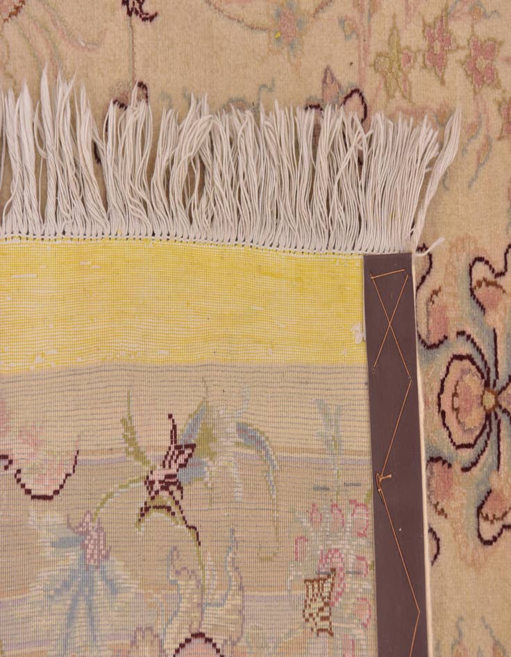 Detail image of  6' 6 x 10'  Hand Knotted Tabriz Persian Rug