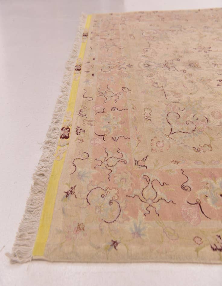 Detail image of  6' 6 x 10'  Hand Knotted Tabriz Persian Rug