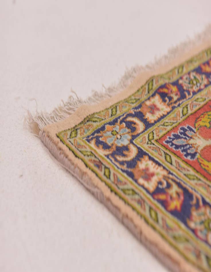 Detail image of  8' x 11' 4  Hand Knotted Tabriz Persian Wool Rug