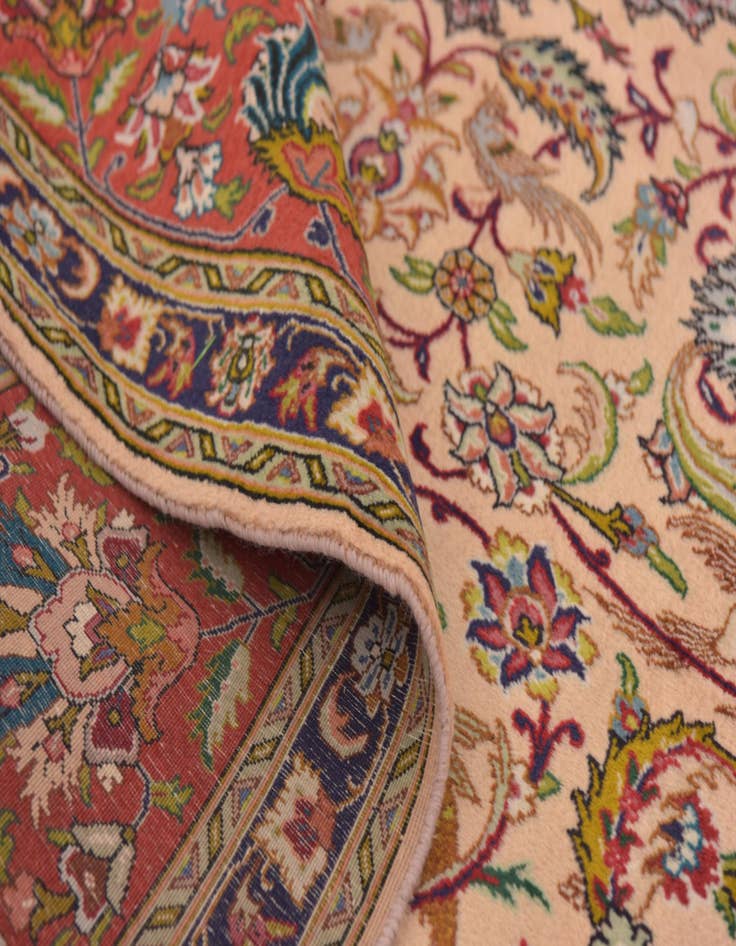 Detail image of  8' x 11' 4  Hand Knotted Tabriz Persian Wool Rug