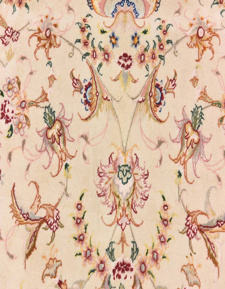 Detail image of  8' 2 x 12'  Hand Knotted Tabriz Persian Rug