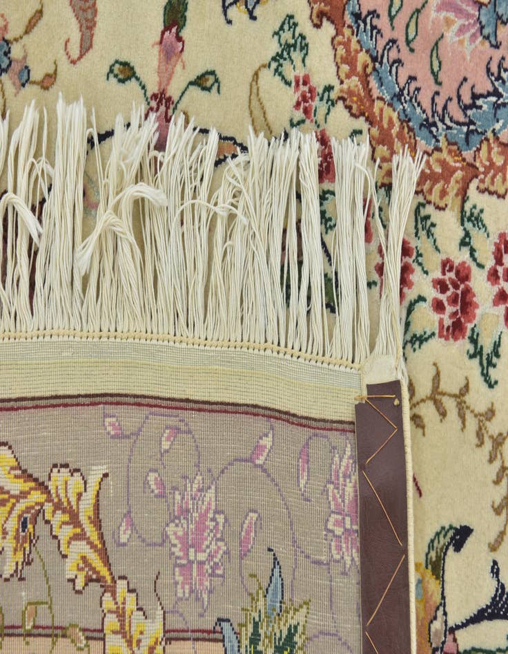 Detail image of  9' 10 x 13'  Hand Knotted Tabriz Persian Rug