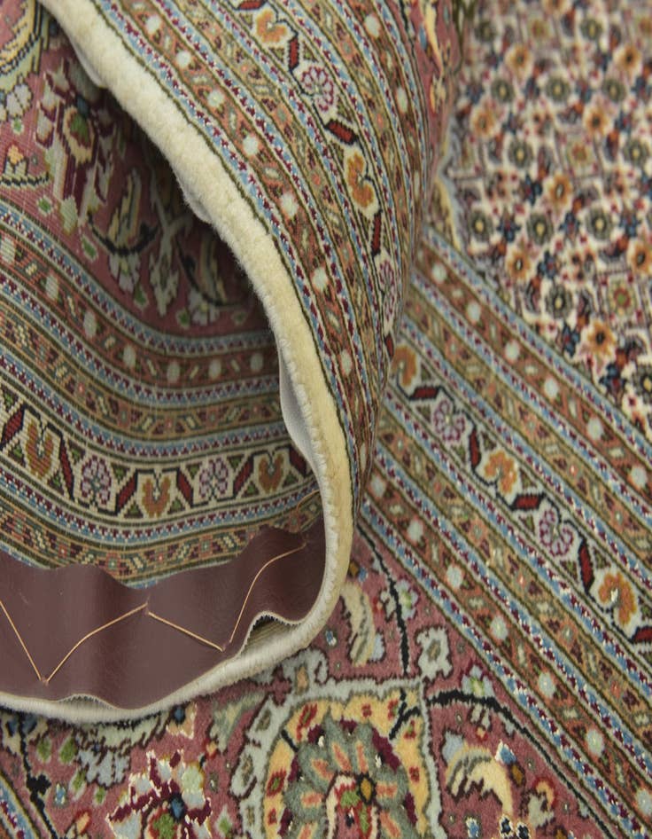 Detail image of  8' 1 x 11' 6  Hand Knotted Tabriz Persian Rug