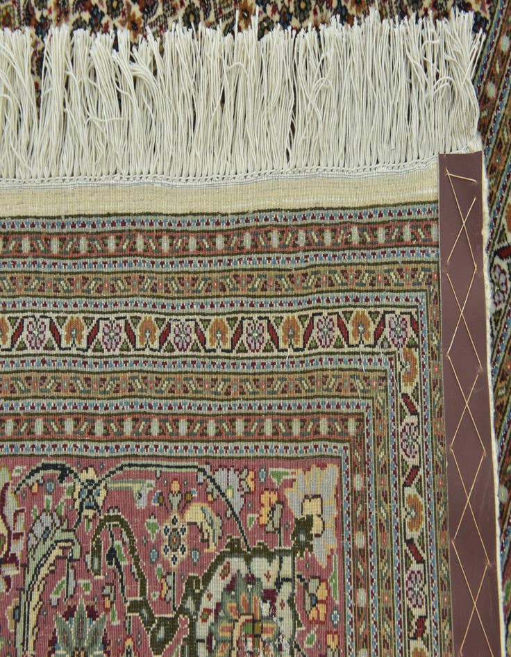 Detail image of  8' 1 x 11' 6  Hand Knotted Tabriz Persian Rug