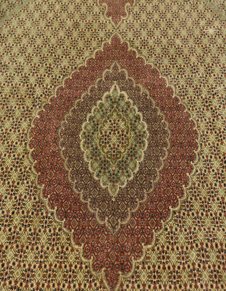 Detail image of  10' x 12' 10  Hand Knotted Tabriz Persian Rug