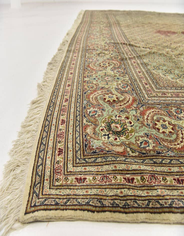 Detail image of  10' x 12' 10  Hand Knotted Tabriz Persian Rug