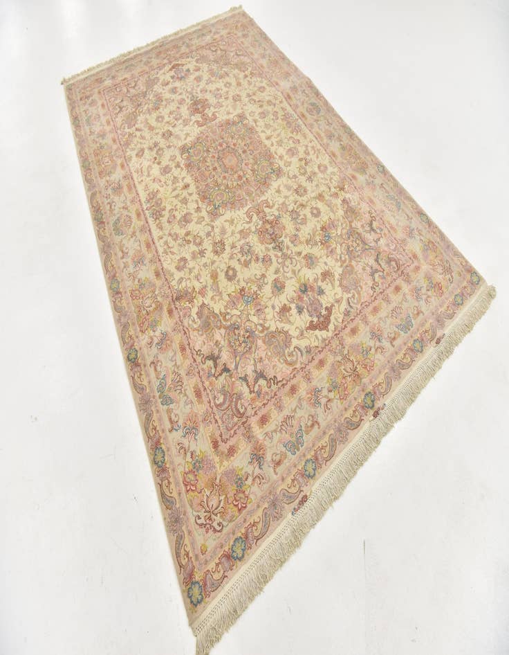 Detail image of  6' 6 x 10'  Hand Knotted Tabriz Persian Rug