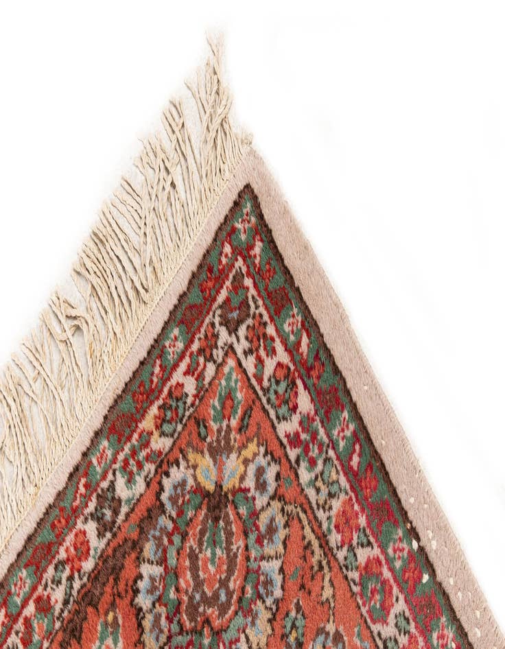 Detail image of  7' x 9' 8  Hand Knotted Tabriz Wool Rug