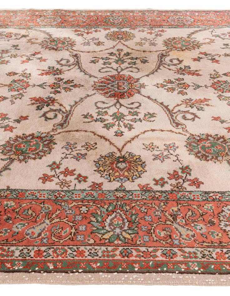 Detail image of  7' x 9' 8  Hand Knotted Tabriz Wool Rug