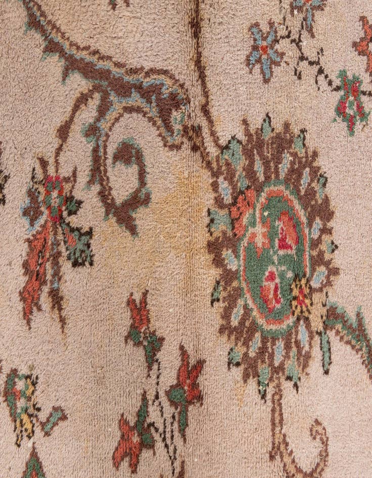 Detail image of  7' x 9' 8  Hand Knotted Tabriz Wool Rug