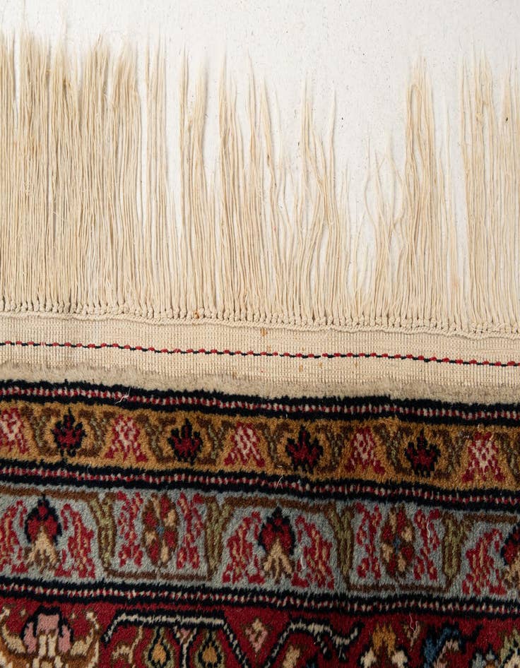 Detail image of  7' 10 x 11'  Hand Knotted Tabriz Wool Rug