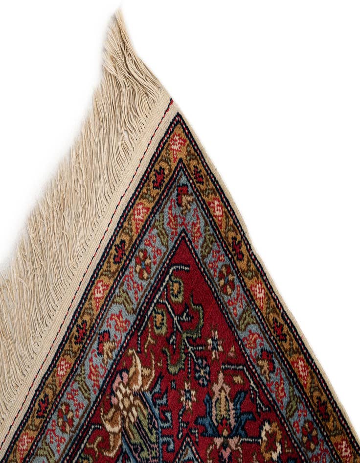 Detail image of  7' 10 x 11'  Hand Knotted Tabriz Wool Rug