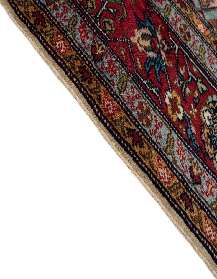 Detail image of  7' 10 x 11'  Hand Knotted Tabriz Wool Rug