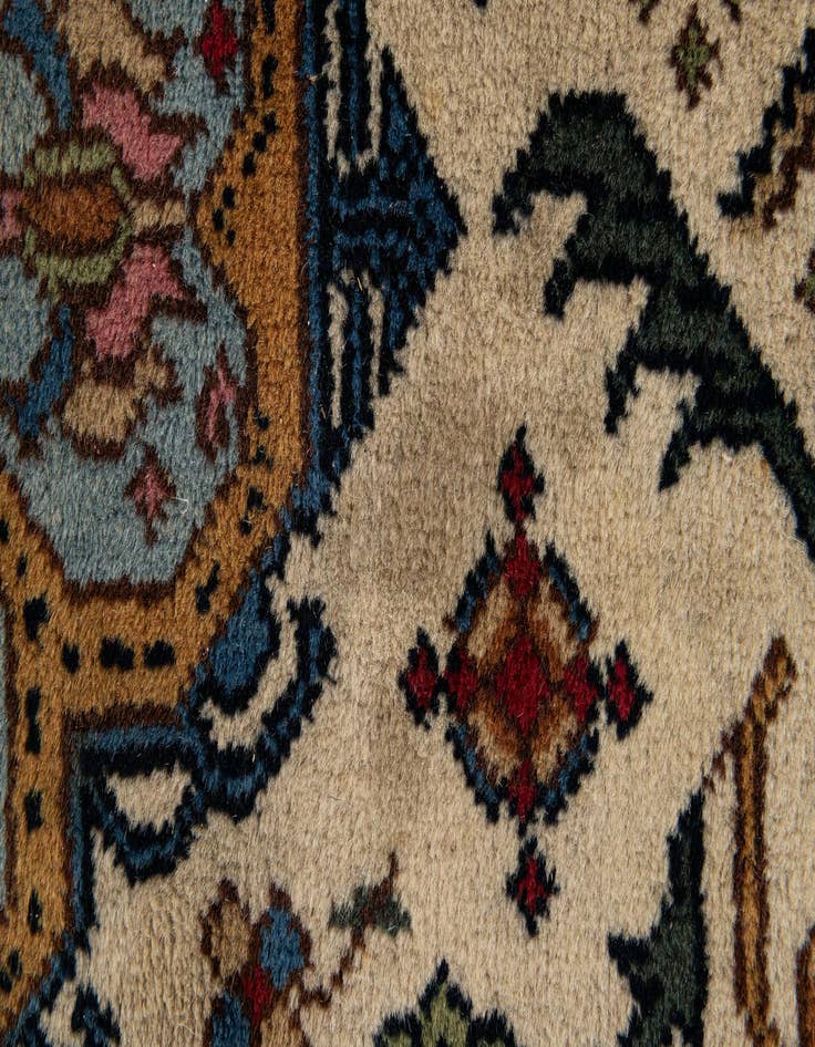 Detail image of  7' 10 x 11'  Hand Knotted Tabriz Wool Rug