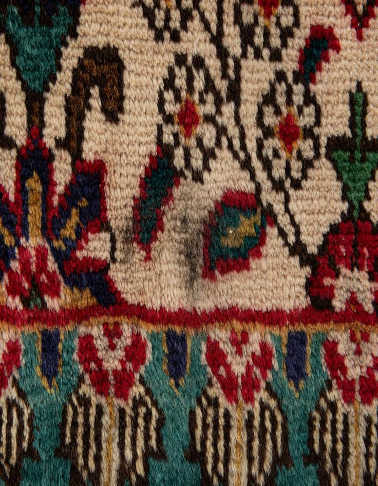 Detail image of  6' 6 x 10'  Hand Knotted Tabriz Persian Wool Rug