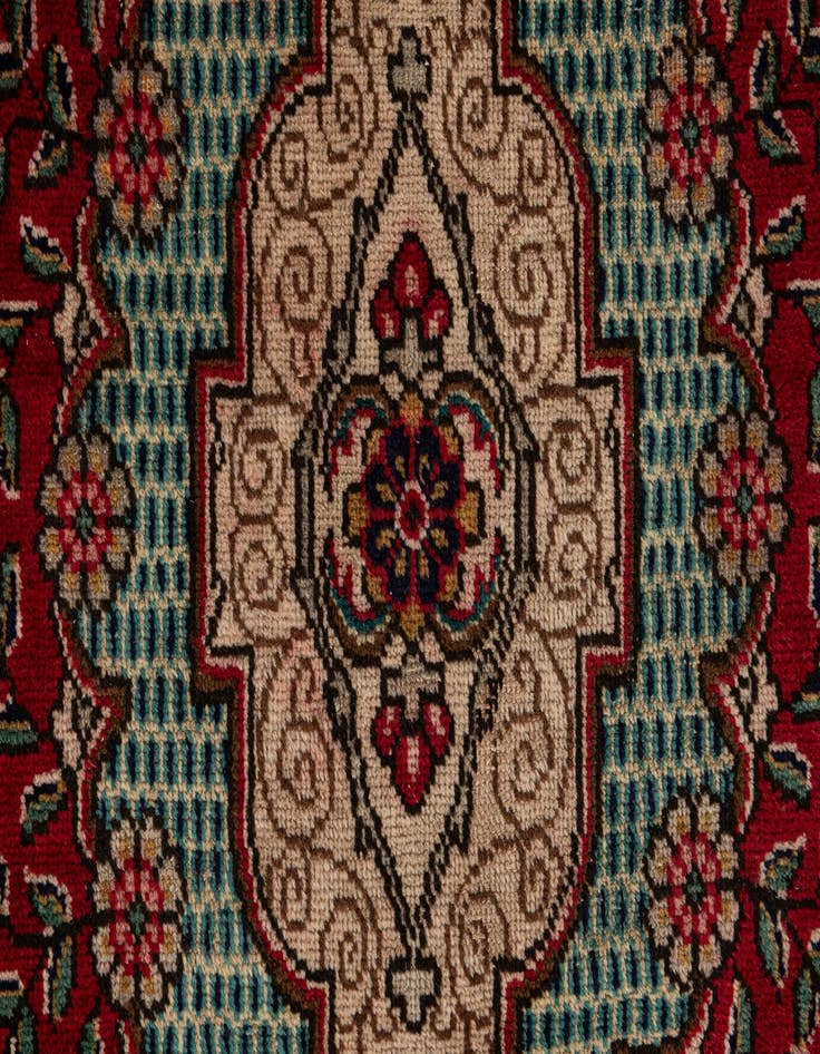 Detail image of  6' 6 x 10'  Hand Knotted Tabriz Persian Wool Rug
