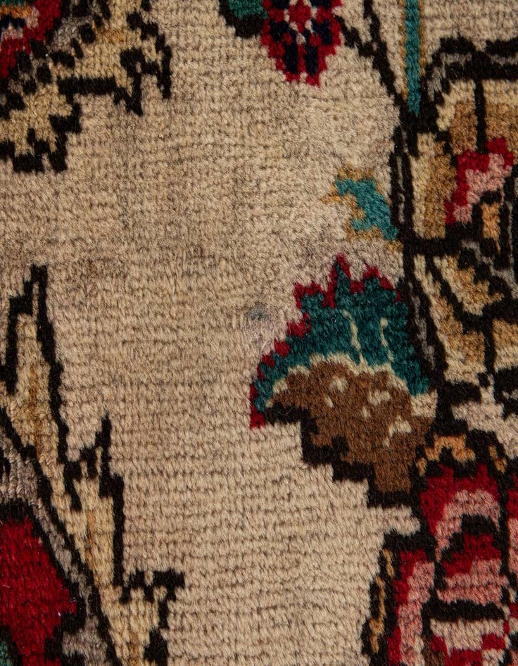 Detail image of  6' 6 x 10'  Hand Knotted Tabriz Persian Wool Rug