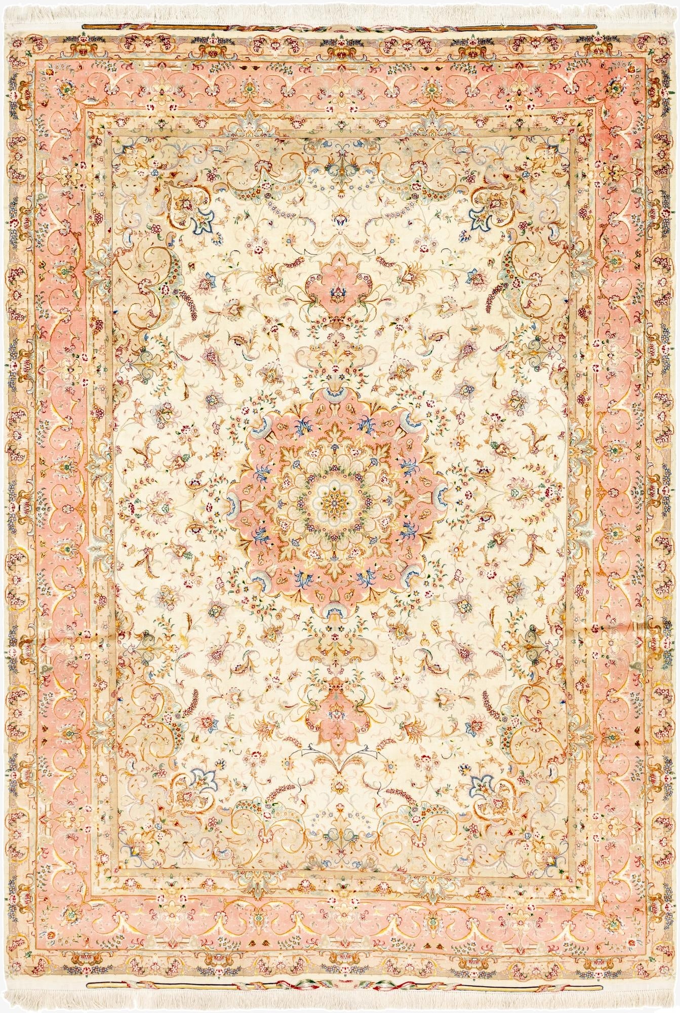  8' 2 x 12'  Hand Knotted Tabriz Persian Rug