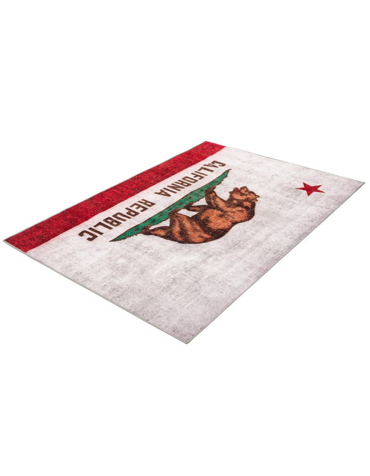 Detail image of  4' x 6' California The Flag Collection Rug
